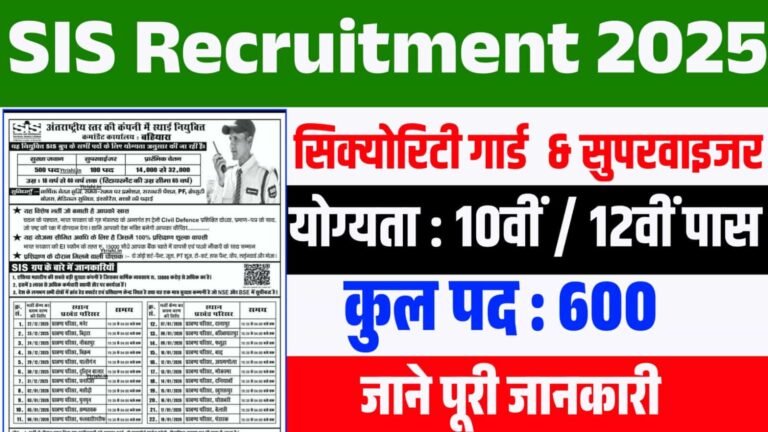 Bihar Security Guard & Supervisor Bharti 2026 : 10वीं पास युवाओं के लिए सुनहरा अवसर से आवेदन करें Full Details Here