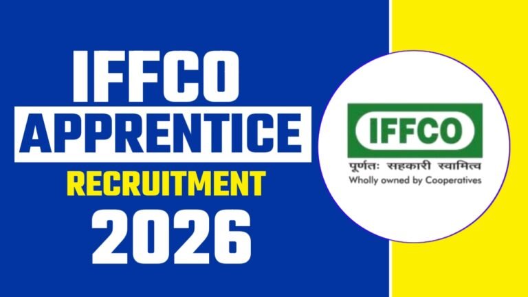 IFFCO Apprentice Vacancy 2026: ITI / Diploma Pass के लिए आवेदन शुरू – Direct Apply Online