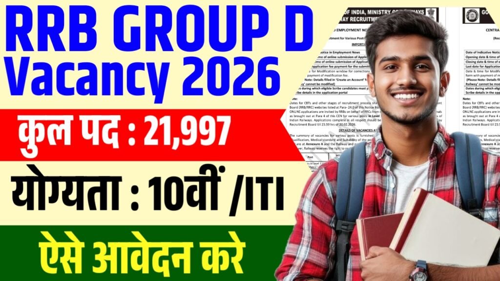 Railway Group D Recruitment 2026: 10वीं पास के लिए रेलवे में बंपर भर्ती, तुरंत करें Online Apply 2 Railway Group D Recruitment 2026