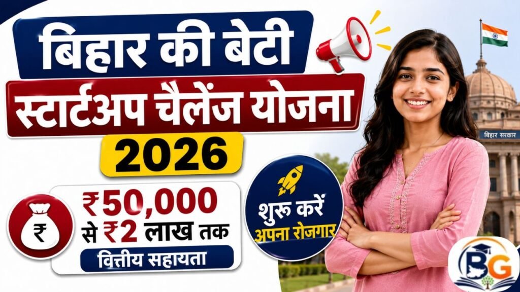 Bihar Ki Beti Startup Challenge Yojana 2026