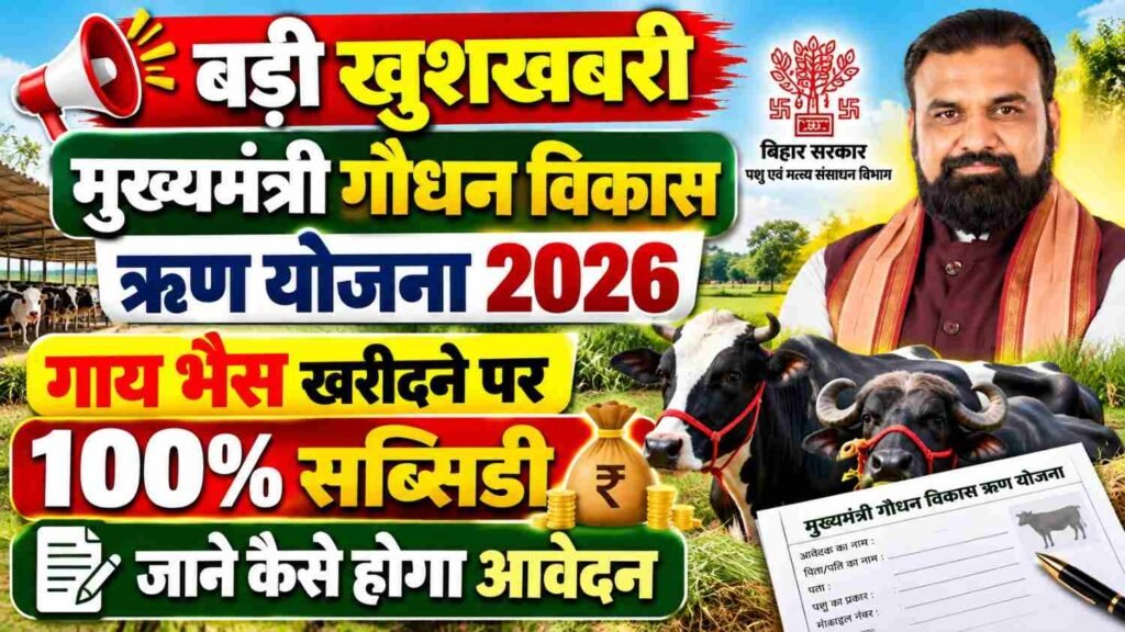 Mukhyamantri Gaudhan Vikas Rin Yojana 2026