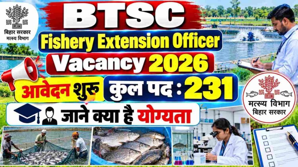 BTSC Fisheries Extension Officer Recruitment 2026