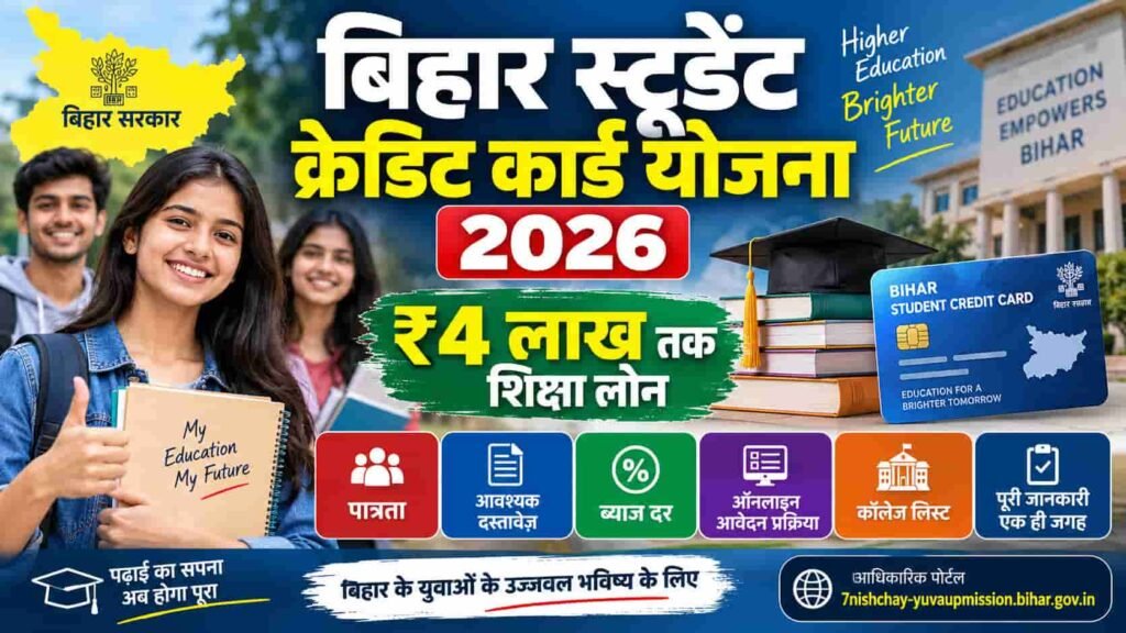 Bihar Student Credit Card Yojana 2026
