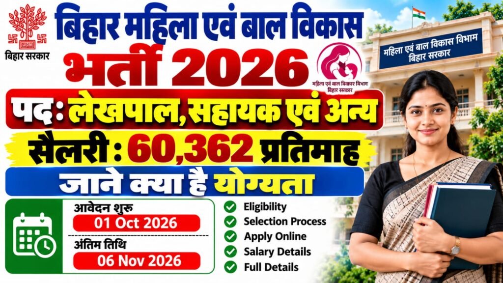 Bihar WCDC Recruitment 2026