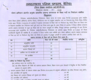 Bihar Block Coordinator Bharti 2026