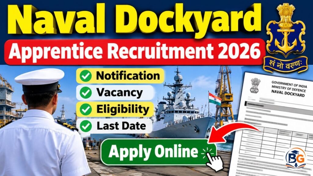 Naval Dockyard Apprentice Recruitment 2026