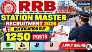 RRB Station Master Recruitment 2026 Notification Out: 1250 Posts, Eligibility, Age Limit, Apply Online 8 RRB Station Master Recruitment 2026 Notification Out: 1250 Posts, Eligibility, Age Limit, Apply Online