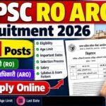 UPPSC RO ARO Recruitment 2026 Online Form: Eligibility, 501 Posts, Last Date & Apply Online